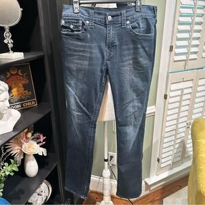 True Religion Geno Relaxed Slim Jeans Size 33